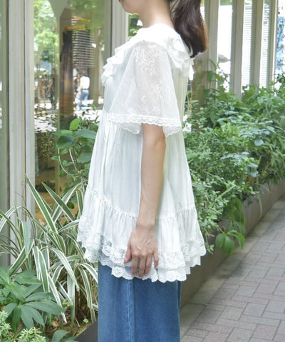 Volume Frill Tunic