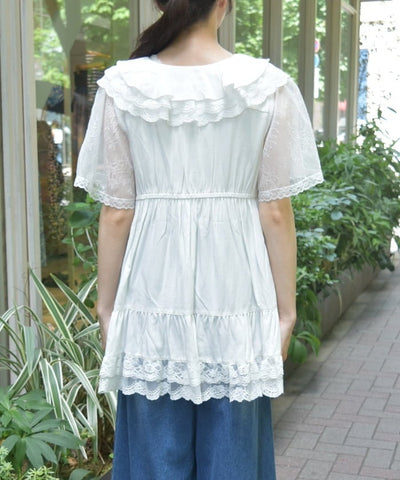 Volume Frill Tunic
