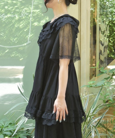 Volume Frill Tunic