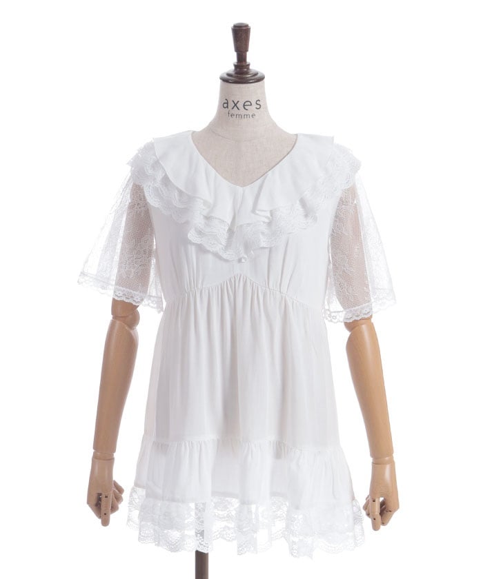 Volume Frill Tunic