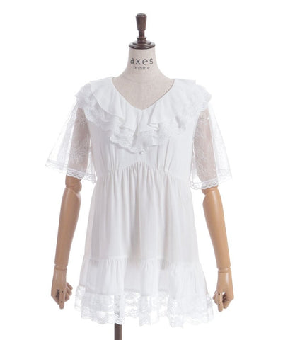 Volume Frill Tunic