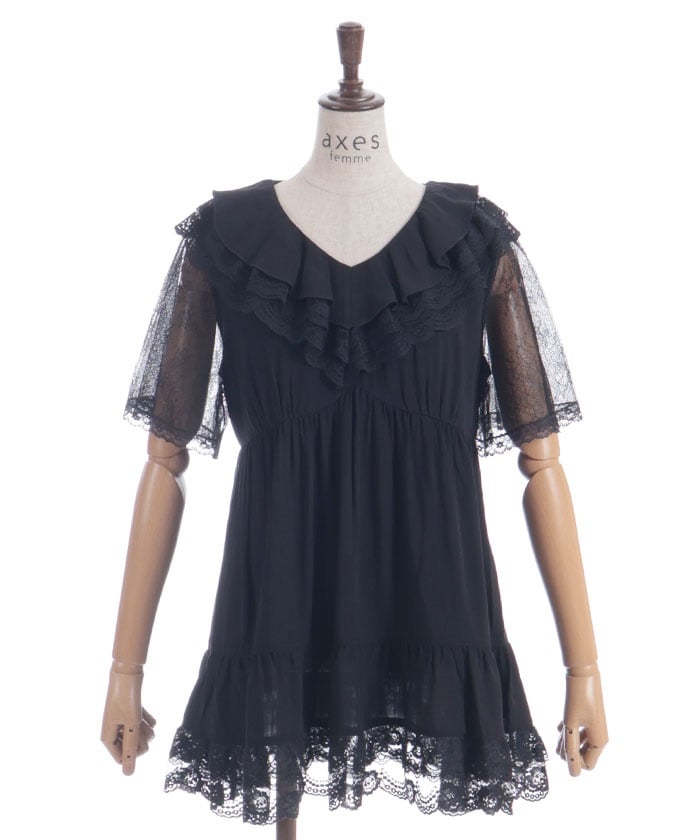 Volume Frill Tunic