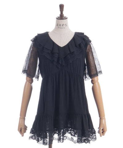 Volume Frill Tunic