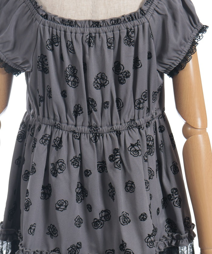 Flocky Rose Tunic