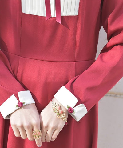 Strawberry Embroidery Dress