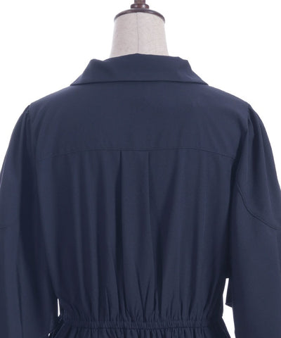Cape Style Frill Dress