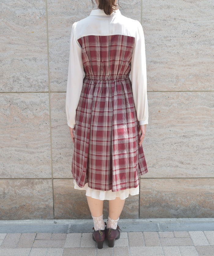 Bustier Design Lace-Up Dress