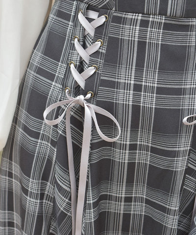 Bustier Design Lace-Up Dress