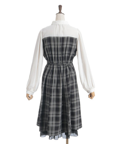 Bustier Design Lace-Up Dress