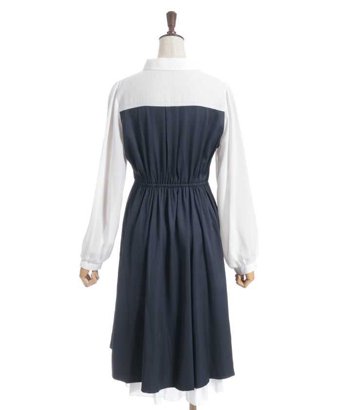 Bustier Design Lace-Up Dress