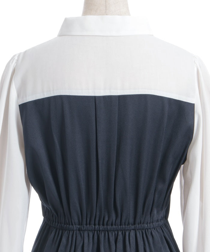 Bustier Design Lace-Up Dress