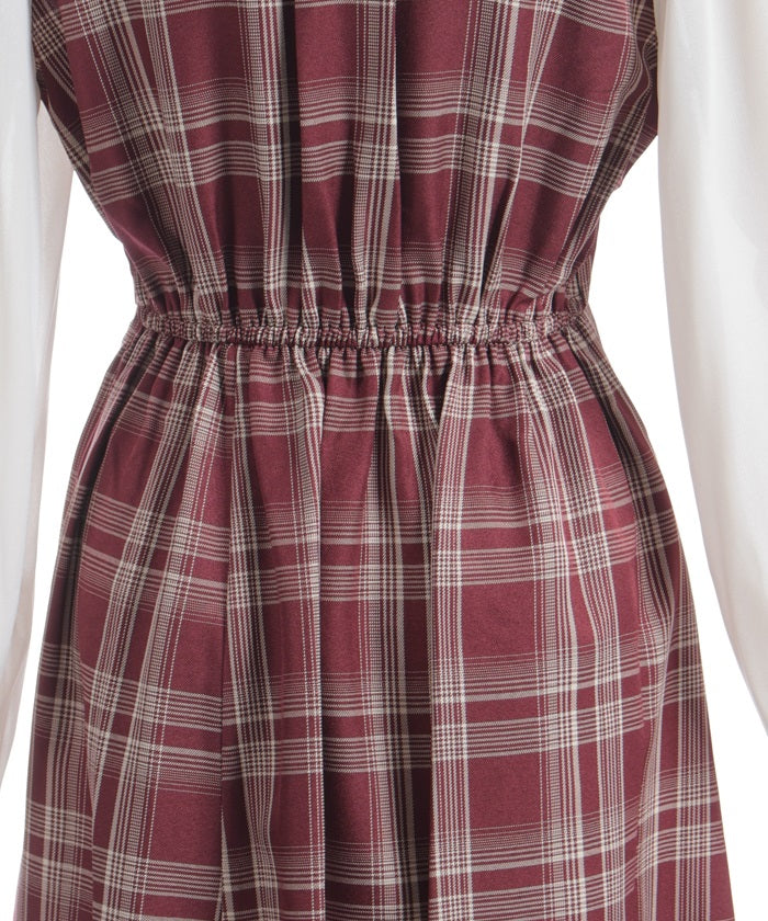 Bustier Design Lace-Up Dress