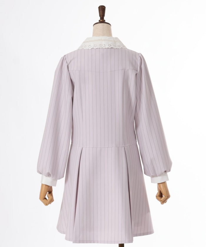 Shirt Dress with Necktie