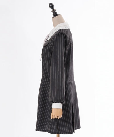 Shirt Dress with Necktie