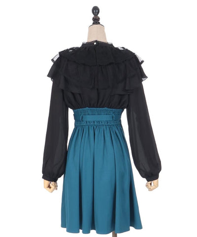 Cape Design Nun Style Dress