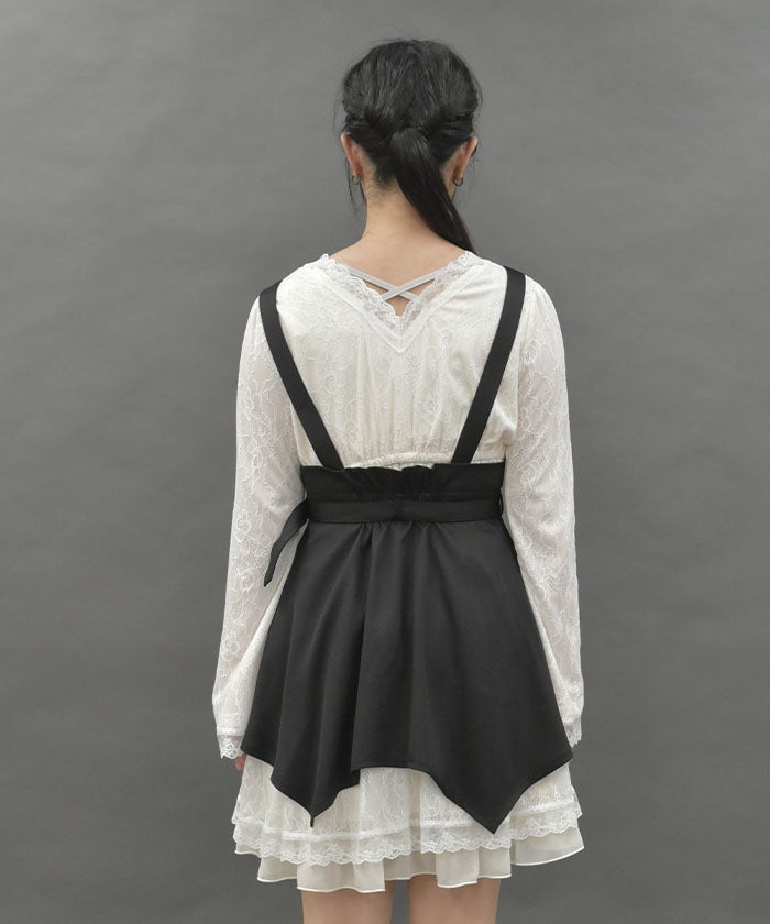 Harness Belt Lace Dress – axes femme from JAPAN