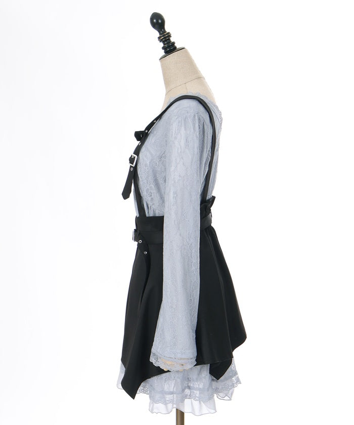Harness Belt Lace Dress – axes femme from JAPAN