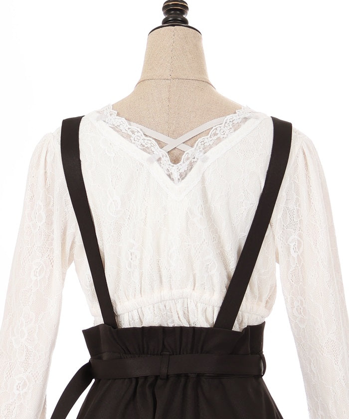 Harness Belt Lace Dress