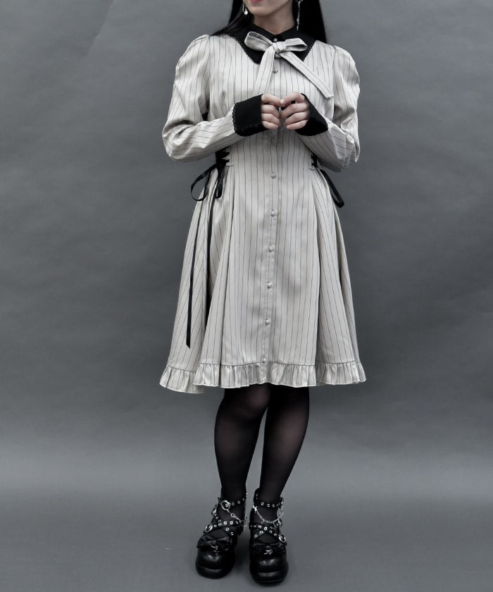 Side Lace-Up Dress