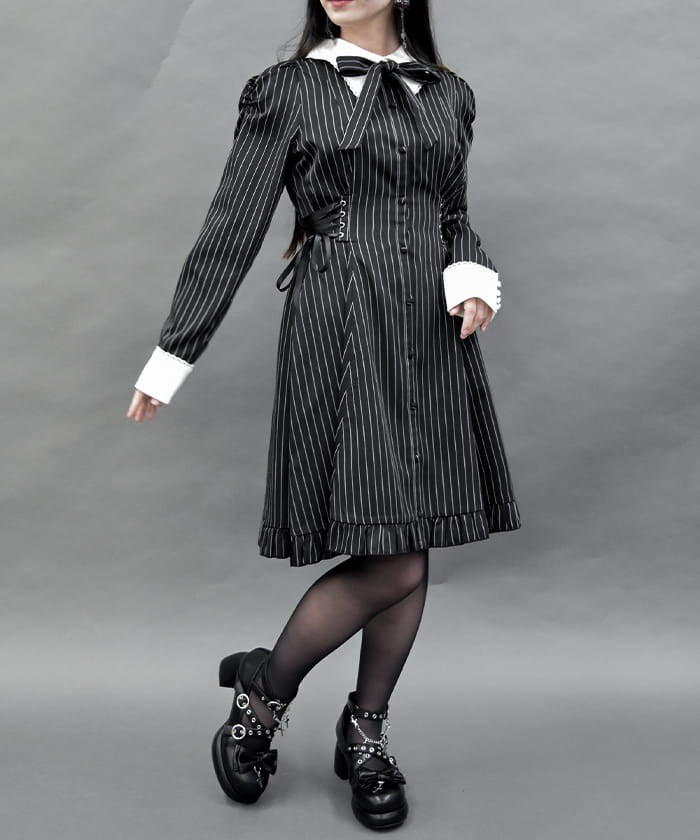 Side Lace-Up Dress