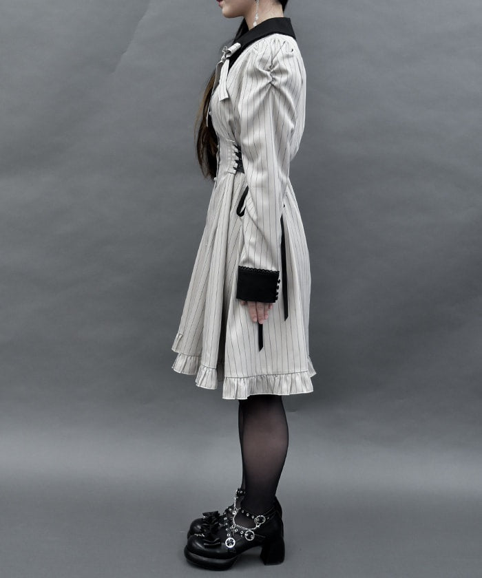 Side Lace-Up Dress