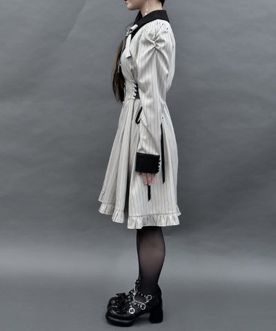 Side Lace-Up Dress