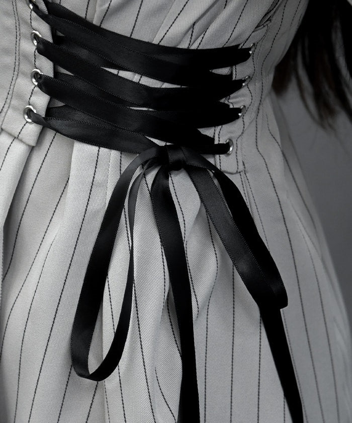Side Lace-Up Dress