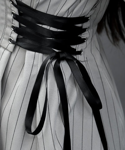 Side Lace-Up Dress