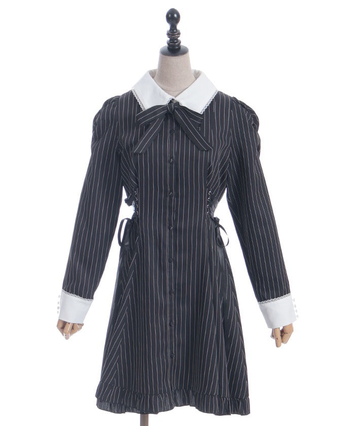 Side Lace-Up Dress