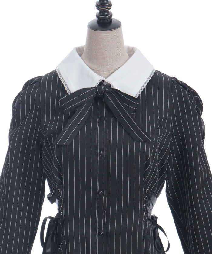 Side Lace-Up Dress