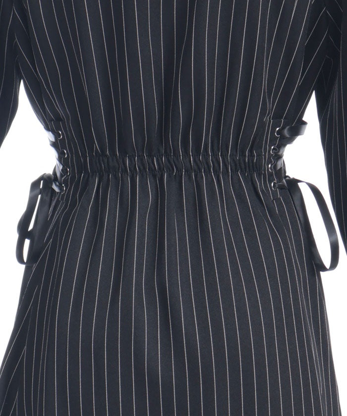 Side Lace-Up Dress