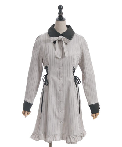 Side Lace-Up Dress