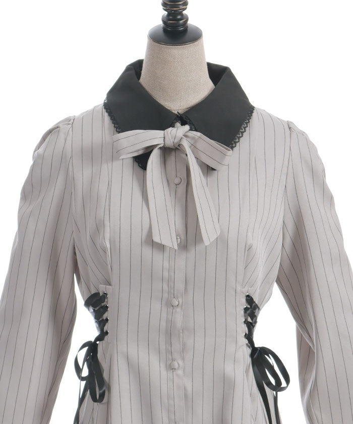 Side Lace-Up Dress
