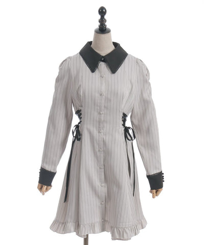 Side Lace-Up Dress