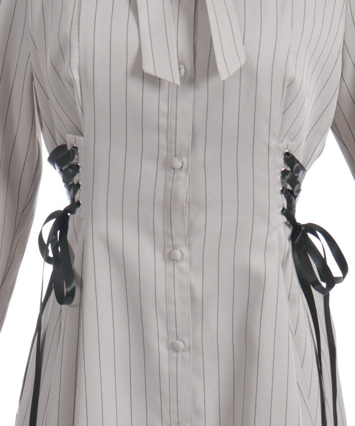 Side Lace-Up Dress