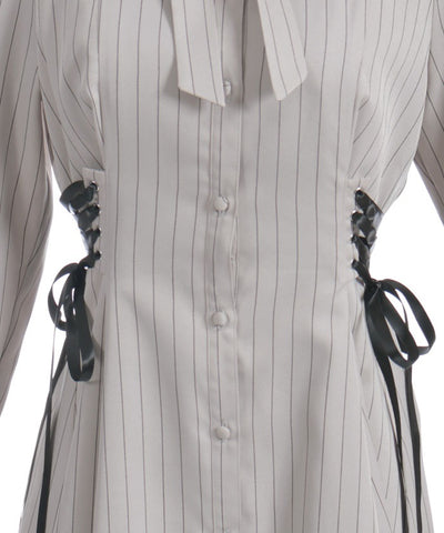 Side Lace-Up Dress