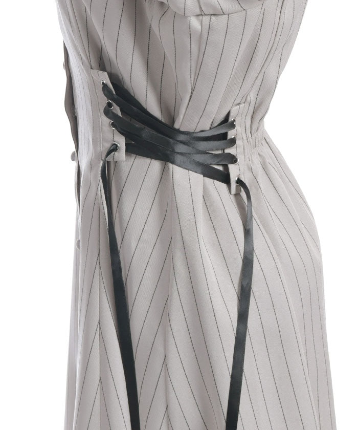 Side Lace-Up Dress