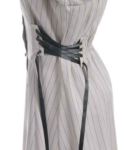 Side Lace-Up Dress