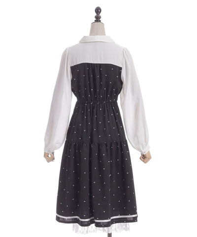 Heart Dot Bustier Design Dress