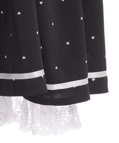 Heart Dot Bustier Design Dress