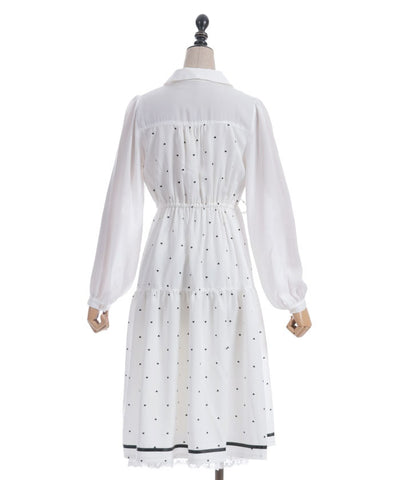 Heart Dot Bustier Design Dress