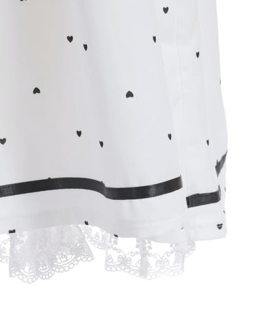 Heart Dot Bustier Design Dress