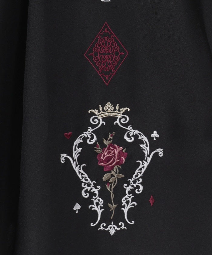 Playing Cards Embroidery Dress