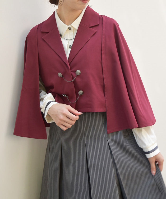 Mantle Style Cape Jacket