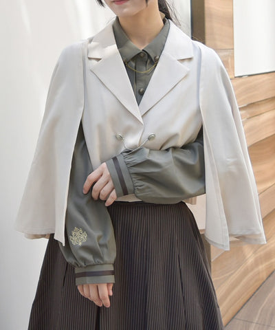 Mantle Style Cape Jacket