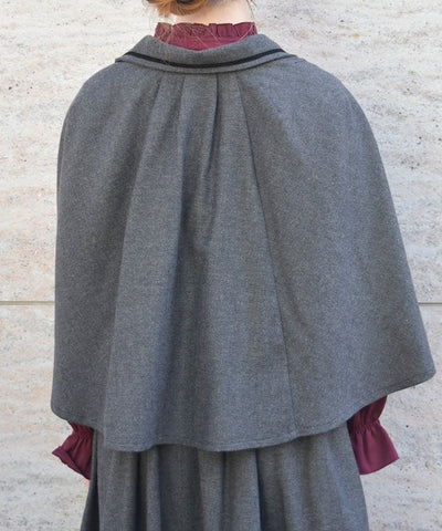 Herringbone Cape Jacket