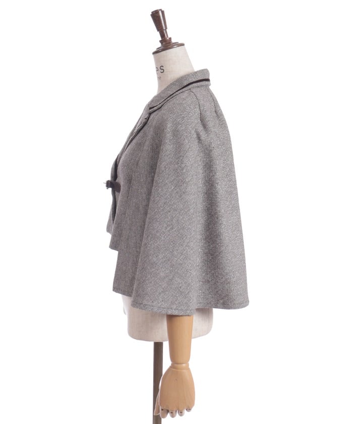 Herringbone Cape Jacket