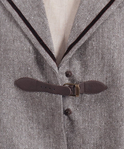 Herringbone Cape Jacket