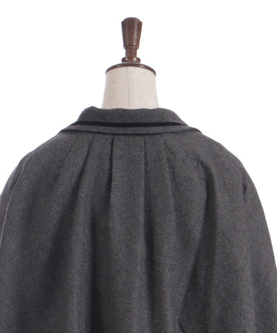 Herringbone Cape Jacket