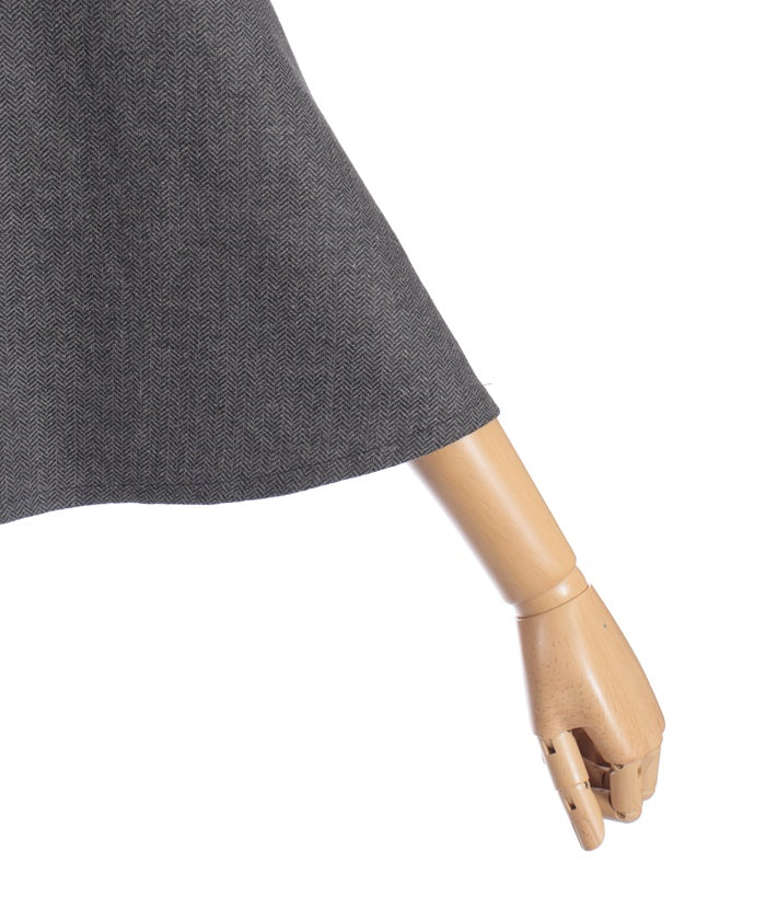 Herringbone Cape Jacket